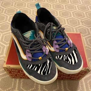 Vans Ultracush 9.5 (Zebra) Tidepool/Marigold